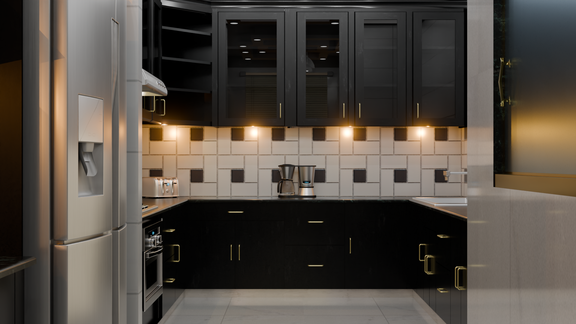 Sleek Kitchen Interior